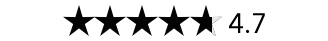 4.7 Star Rating
