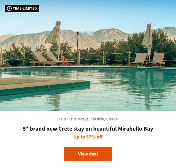 5* brand new Crete stay on beautiful Mirabello Bay
