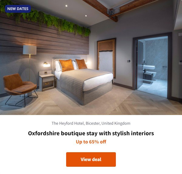 Oxfordshire boutique stay with stylish interiors