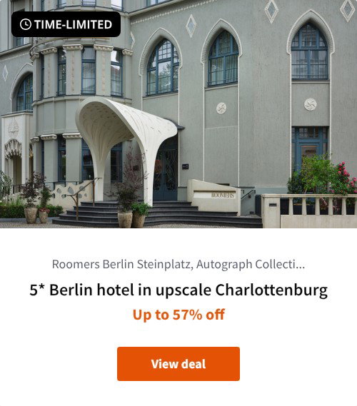 5* Berlin hotel in upscale Charlottenburg