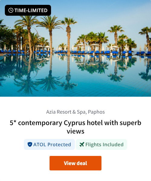 5* contemporary Cyprus hotel with superb views