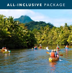 Kayak in Tahiti