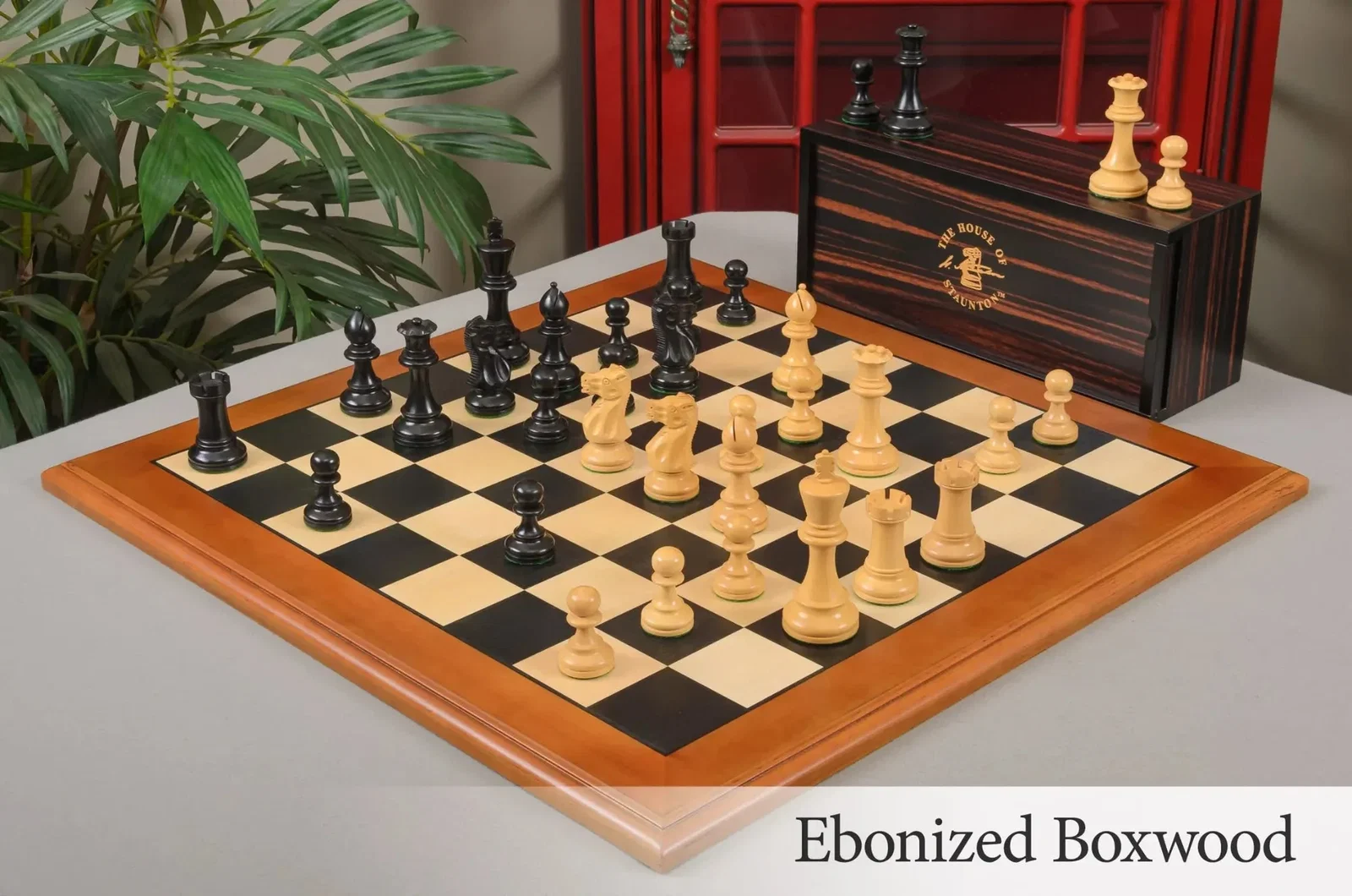 Image of The Superior Grandmaster Chess Set, Box, & Board Combination