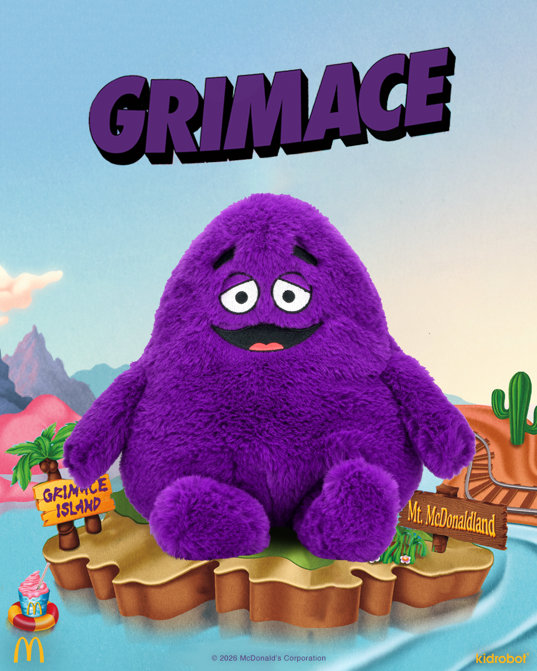 McDonald's - Grimace Phunny Plush - SDCC Debut (PRE-ORDER)