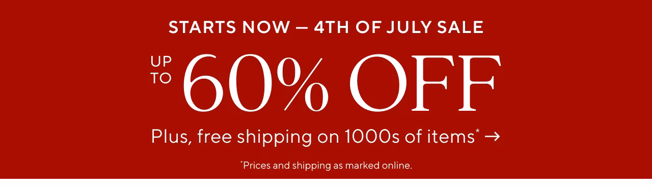 4th of July Sale
