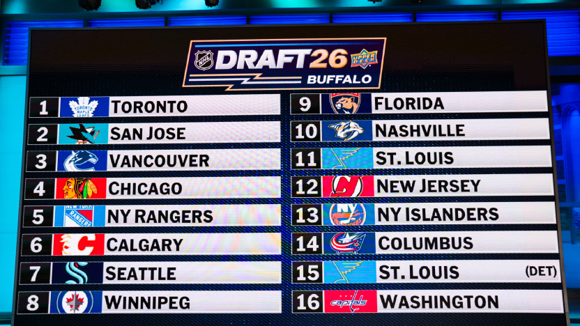 2026 NHL Draft 1st-round order set. Click here to read the article on NHL.com.