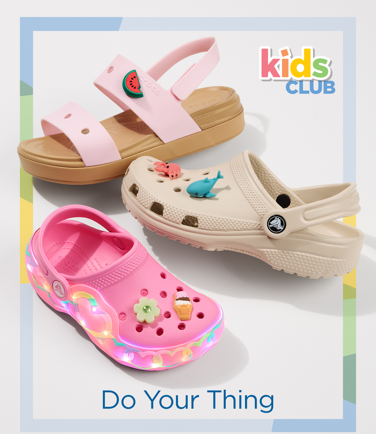 Kids Club | Do Your Thing | Display of Kids' Crocs Styles