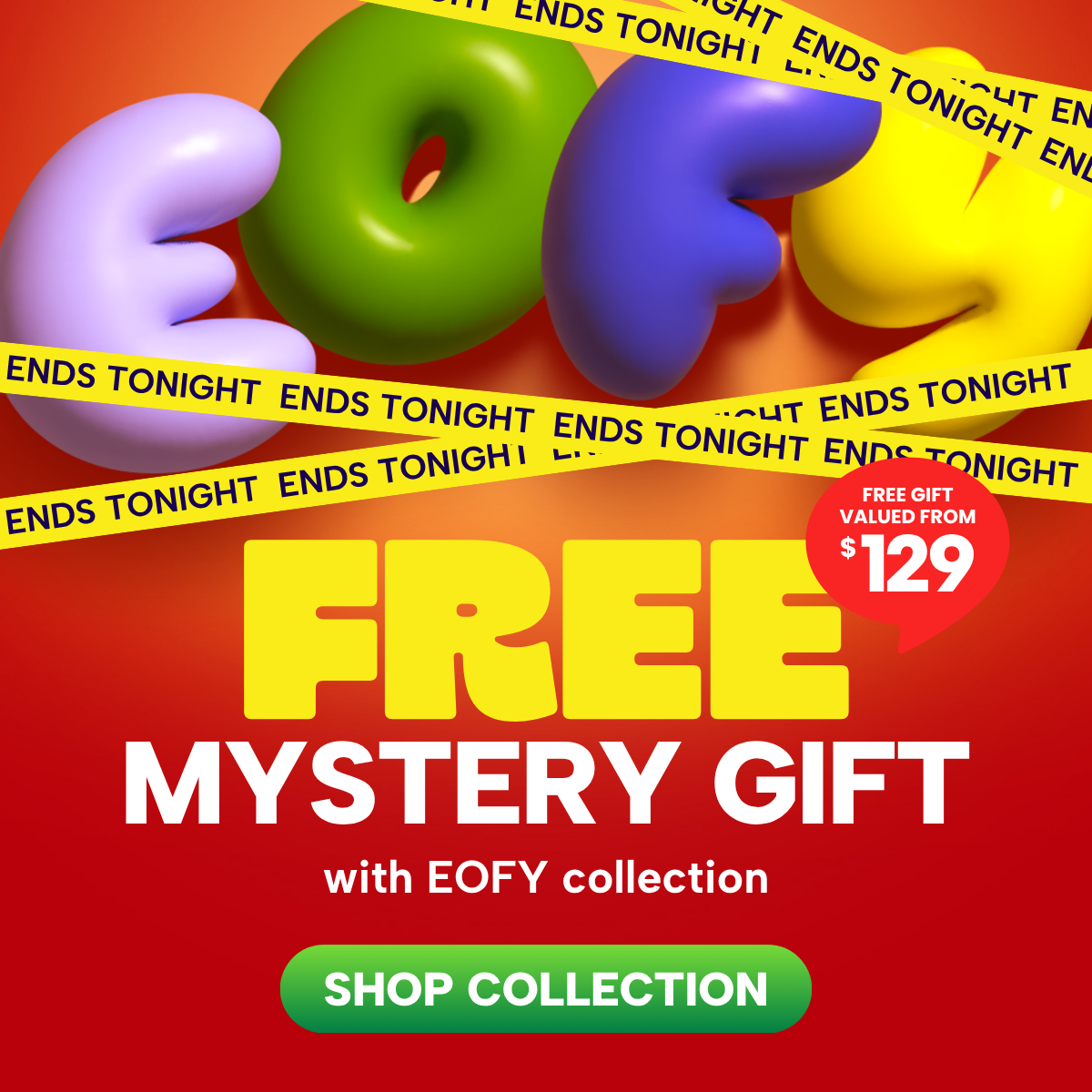 Get your free mystery gift - ends midnight tonight