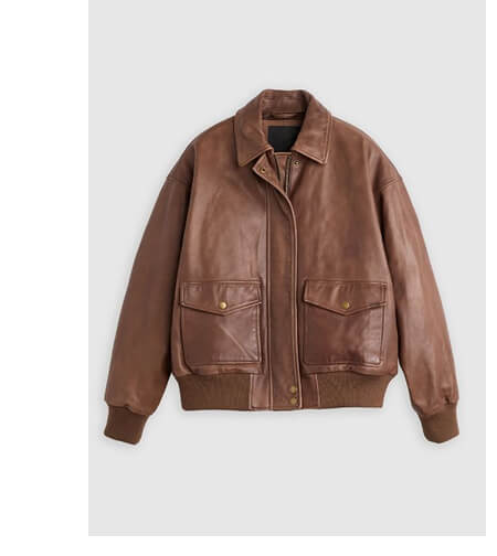 Levi's® Women's Genuine Leather Kennedy Dad Jacket