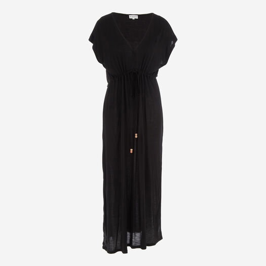Black Evora Maxi Dress