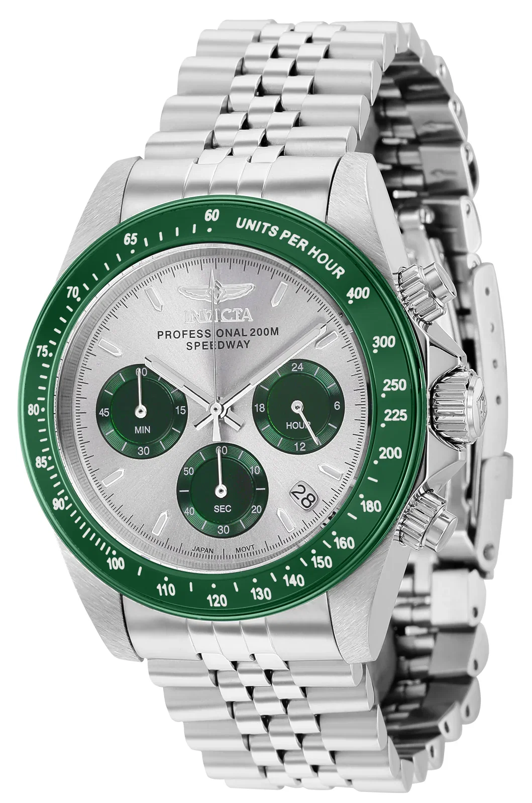 Image of Invicta Men's 39mm Speedway Quartz Chronograph Jubilee Bracelet Watch