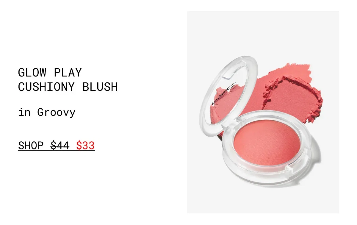 GLOW PLAY CUSHIONY BLUSH | in Groovy | SHOP $33