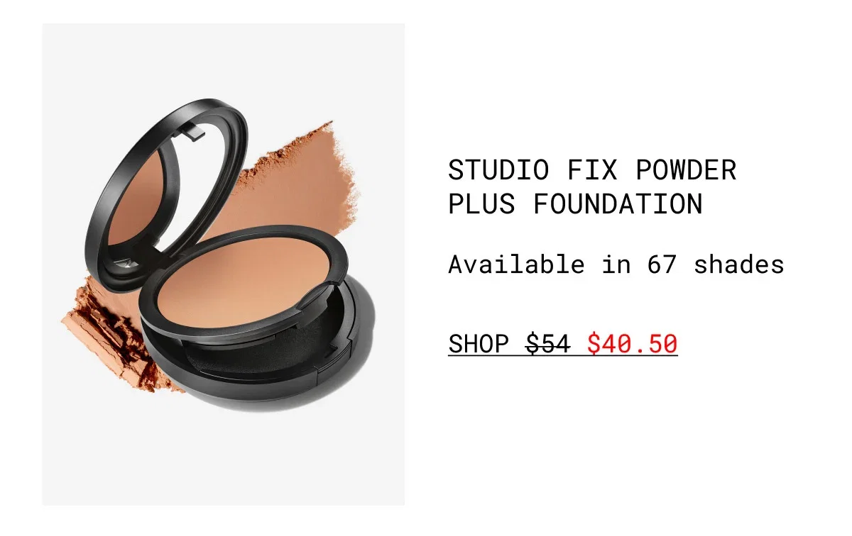 STUDIO FIX POWDER PLUS FOUNDATION | Available in 67 shades | SHOP $40.50