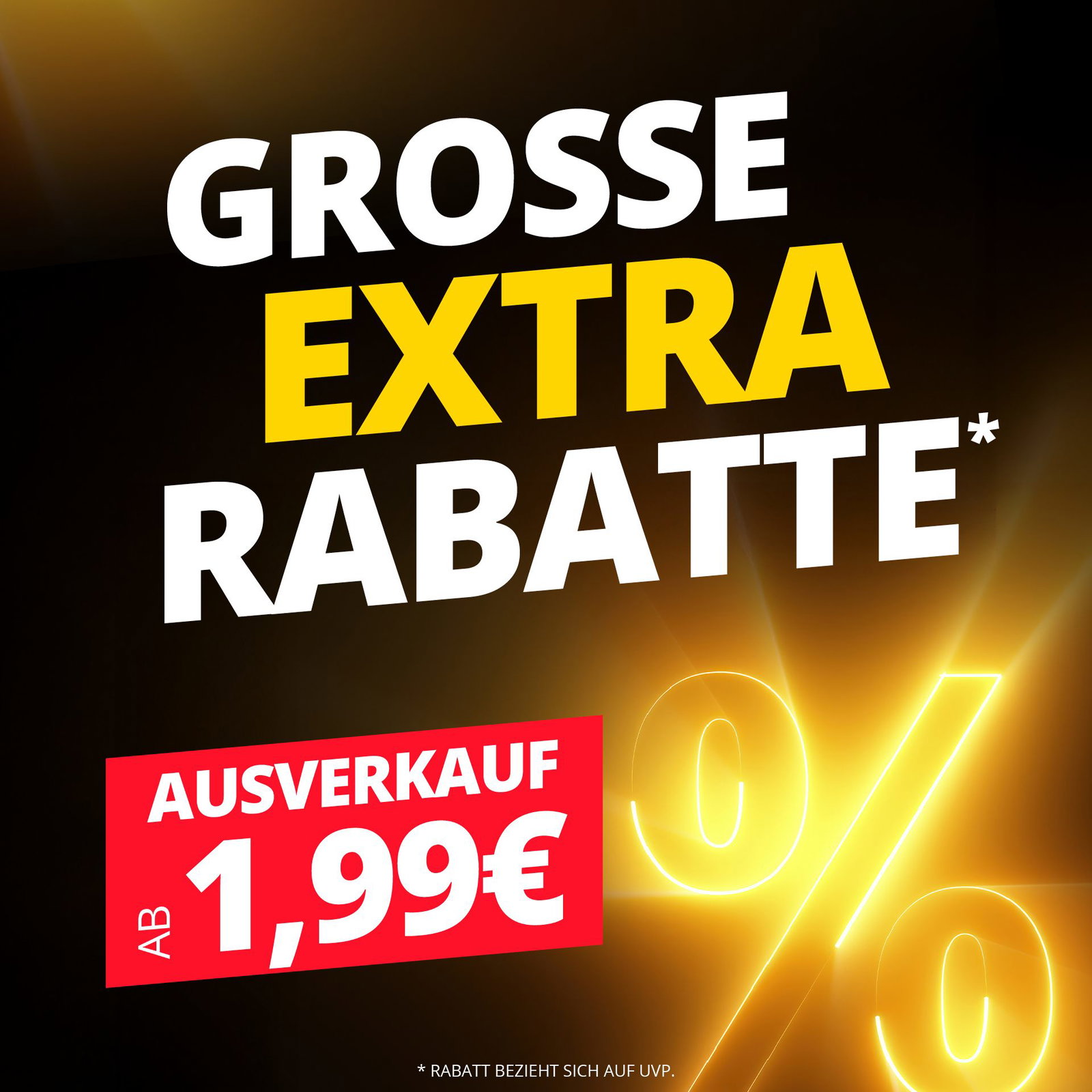 Ausverkauf-Extra-Rabatt