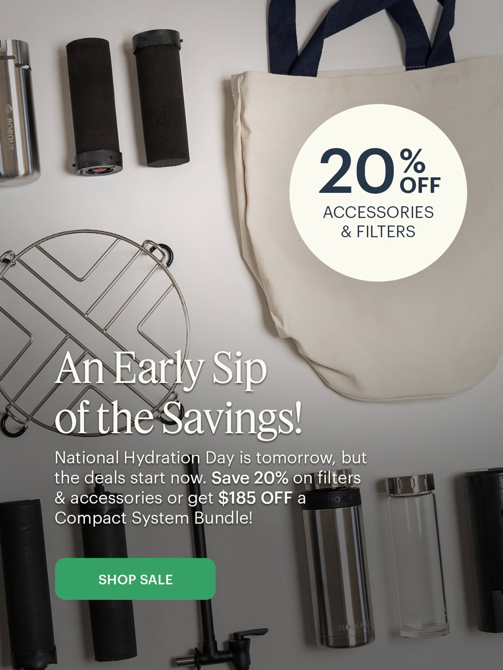 An Early Sip of the Saving! SHOP SALE