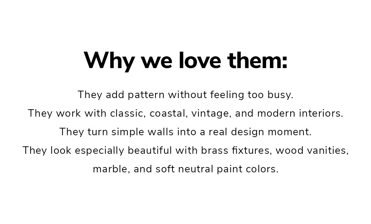 Why we love them
