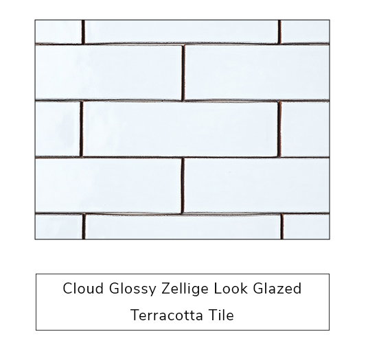 Cloud Glossy Zellige Look