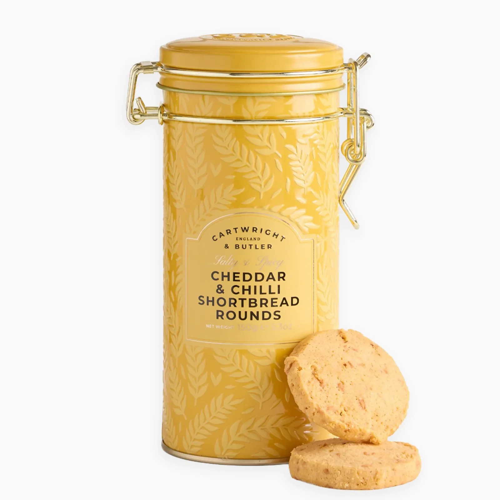 Image of Cheddar and Chilli Shortbreads Rounds Tin