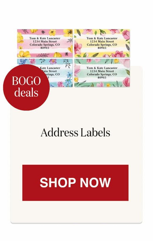 Address Labels [Click here to Shop Now]