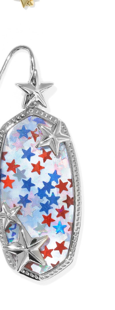 Elle Multi Star Drop Earrings