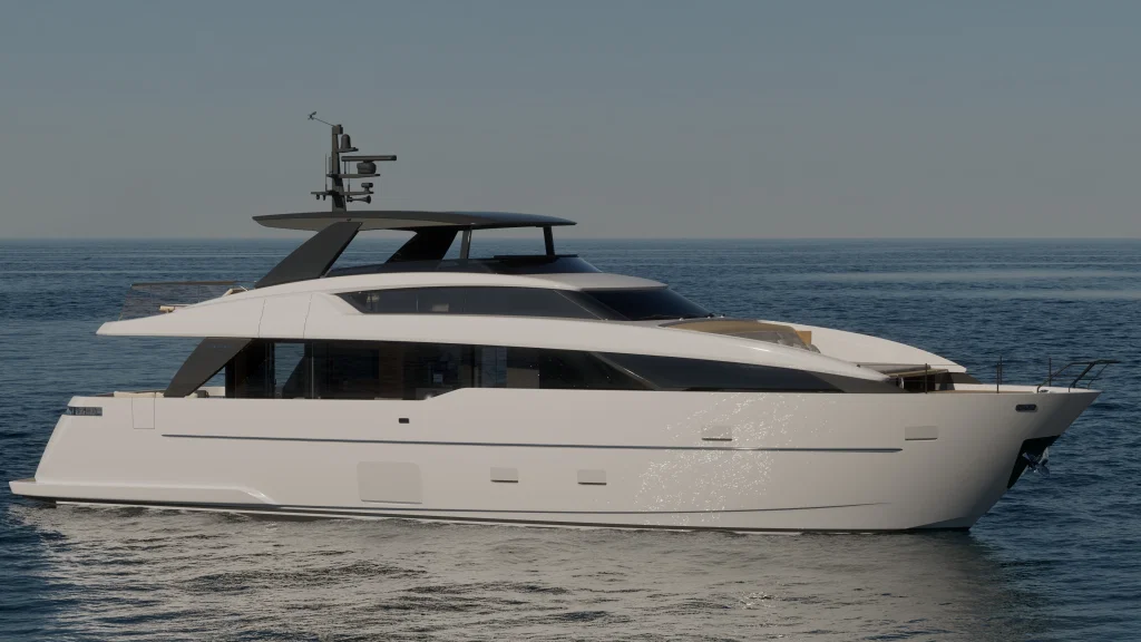 Sanlorenzo’s New 80-Foot Superyacht Has the Interior Space of a Much Larger Vessel