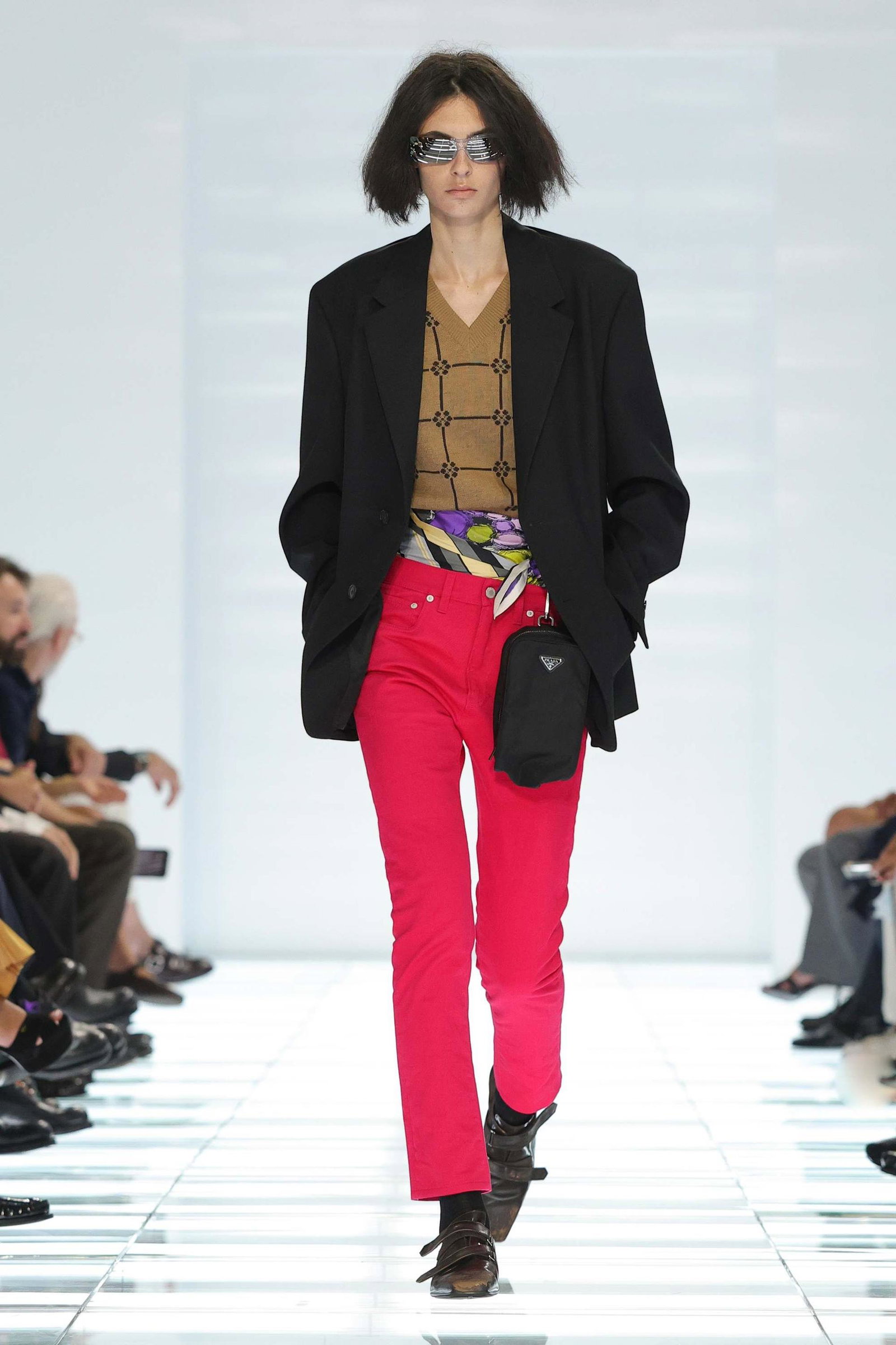 A look from Prada’s spring 2027 menswear show 