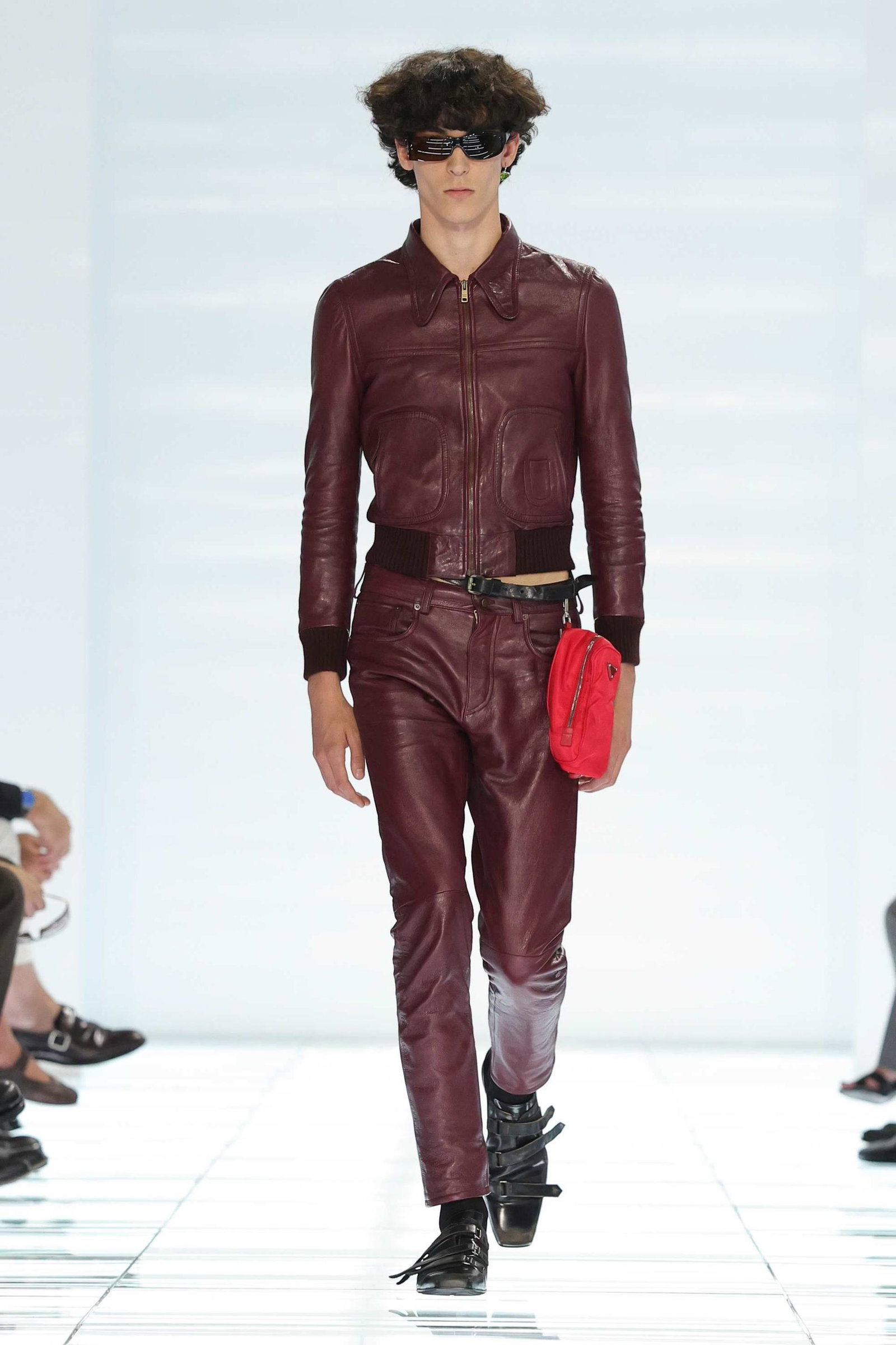A look from Prada’s spring 2027 menswear show 