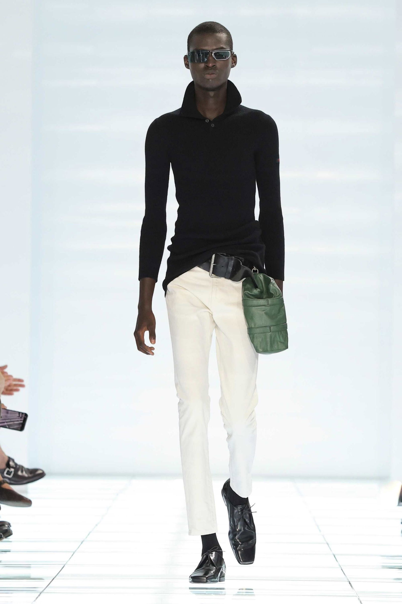 A look from Prada’s spring 2027 menswear show 