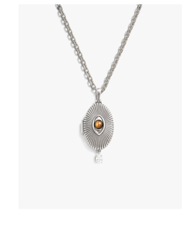 Lover's Eye Locket Necklace