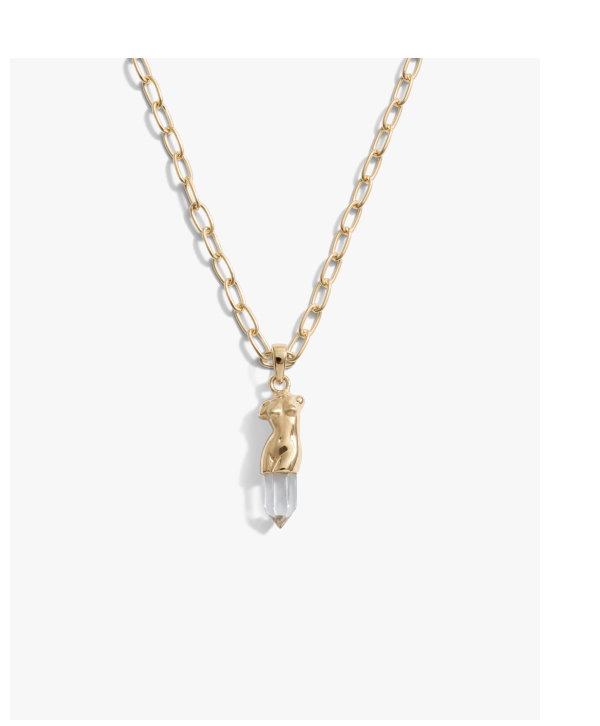 Classical Bust Pendant Necklace