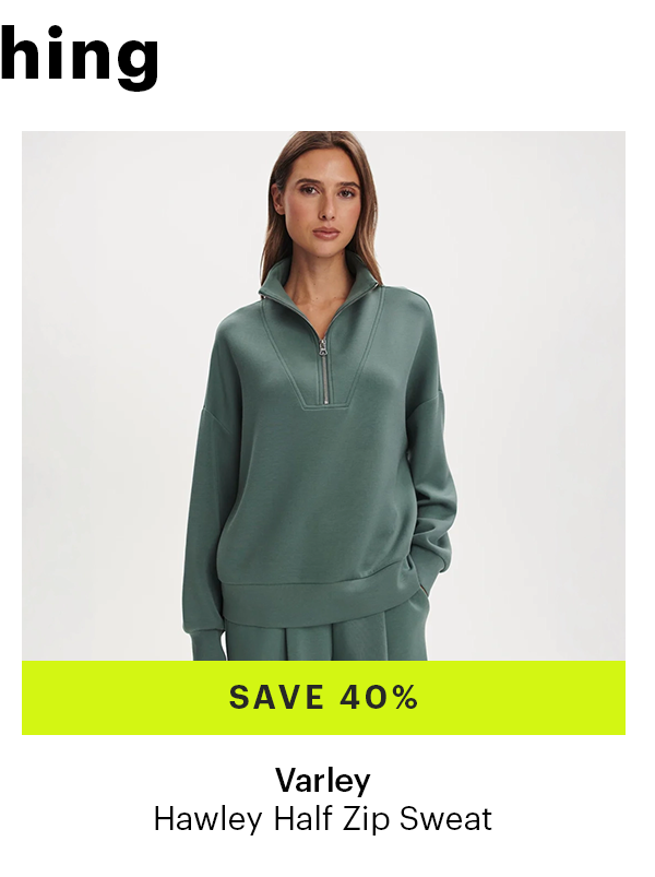 Varley - Hawley Half Zip Sweat