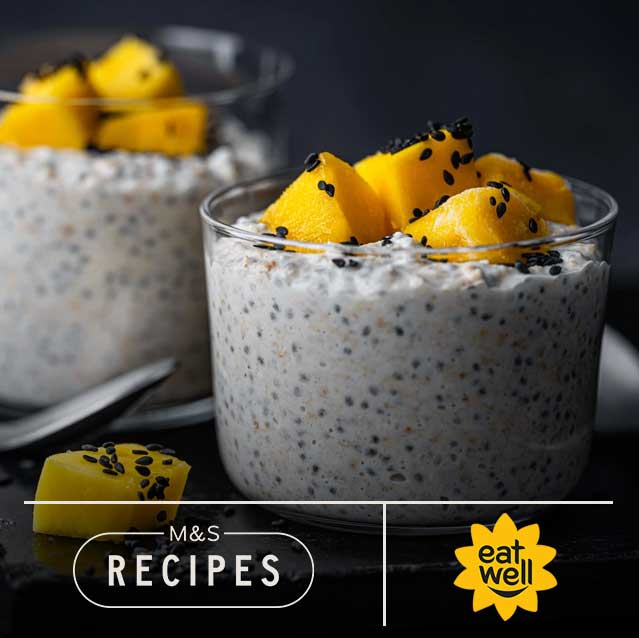 Healthy Mango Sticky Overnight Oats