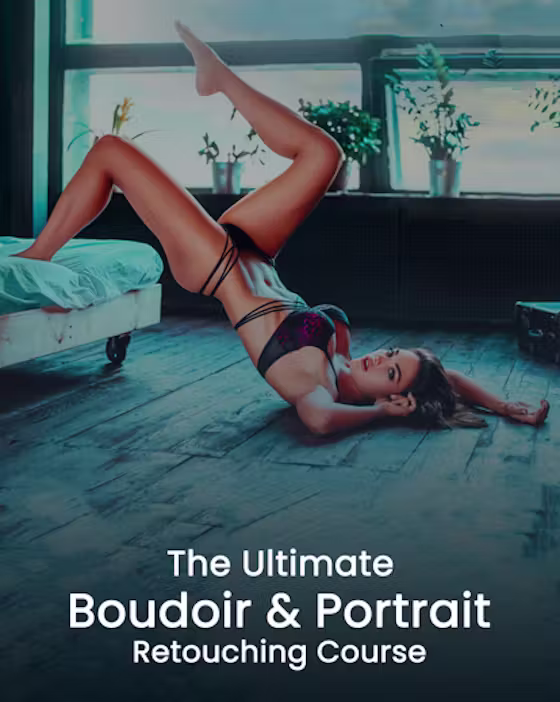 The Ultimate Boudoir Portrait photography Retouching Course