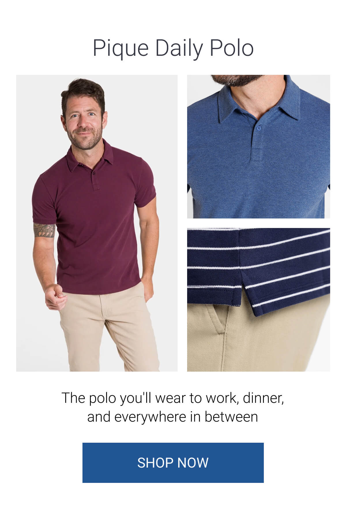 Pique Daily Polo