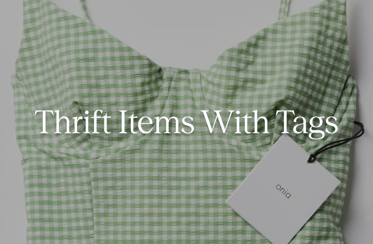 Thrift Items With Tags
