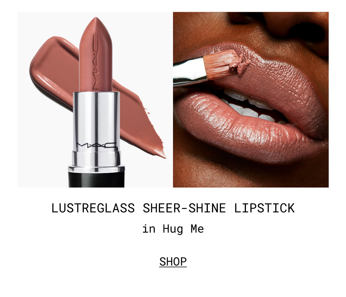 LUSTREGLASS SHEER-SHINE LIPSTICK|in Hug Me|SHOP