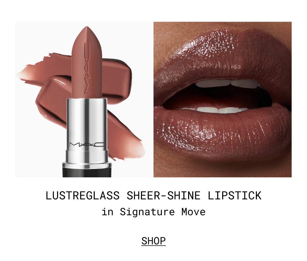 LUSTREGLASS SHEER-SHINE LIPSTICK|in Signature Move|SHOP