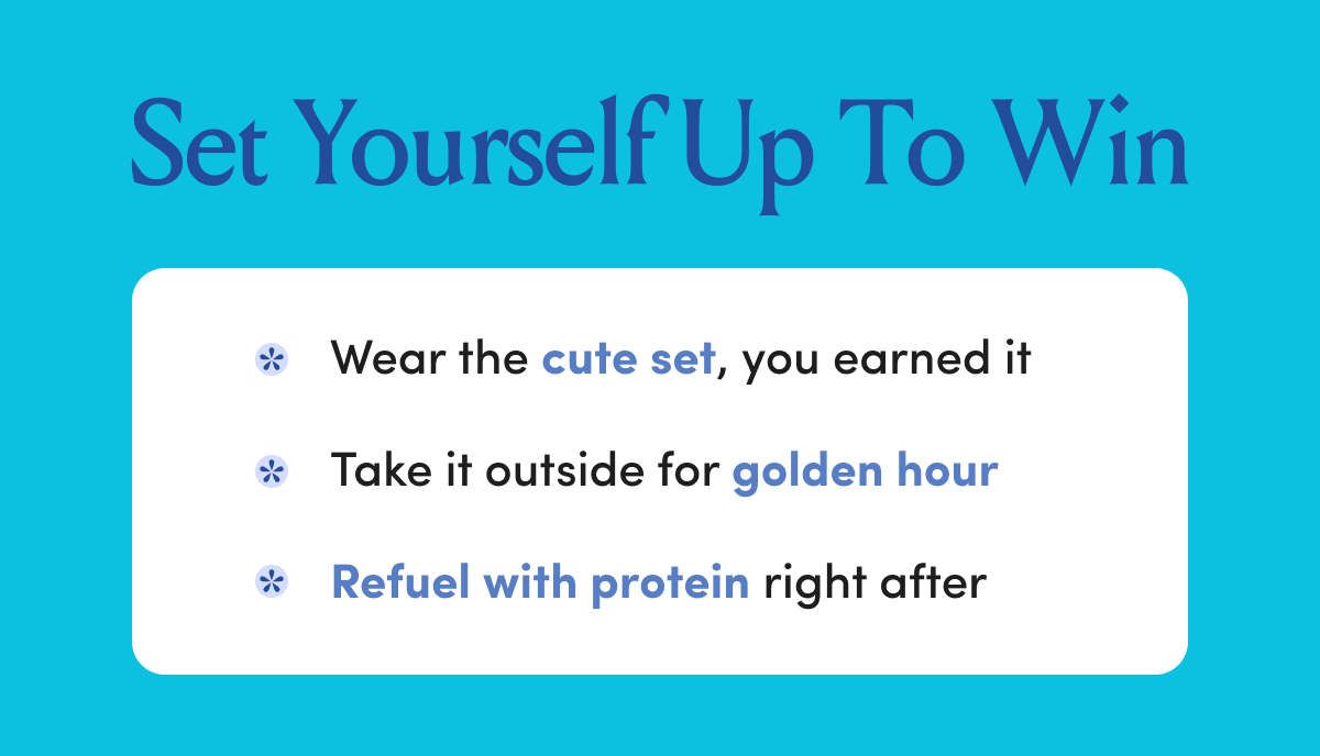 Set Yourself Up To Win