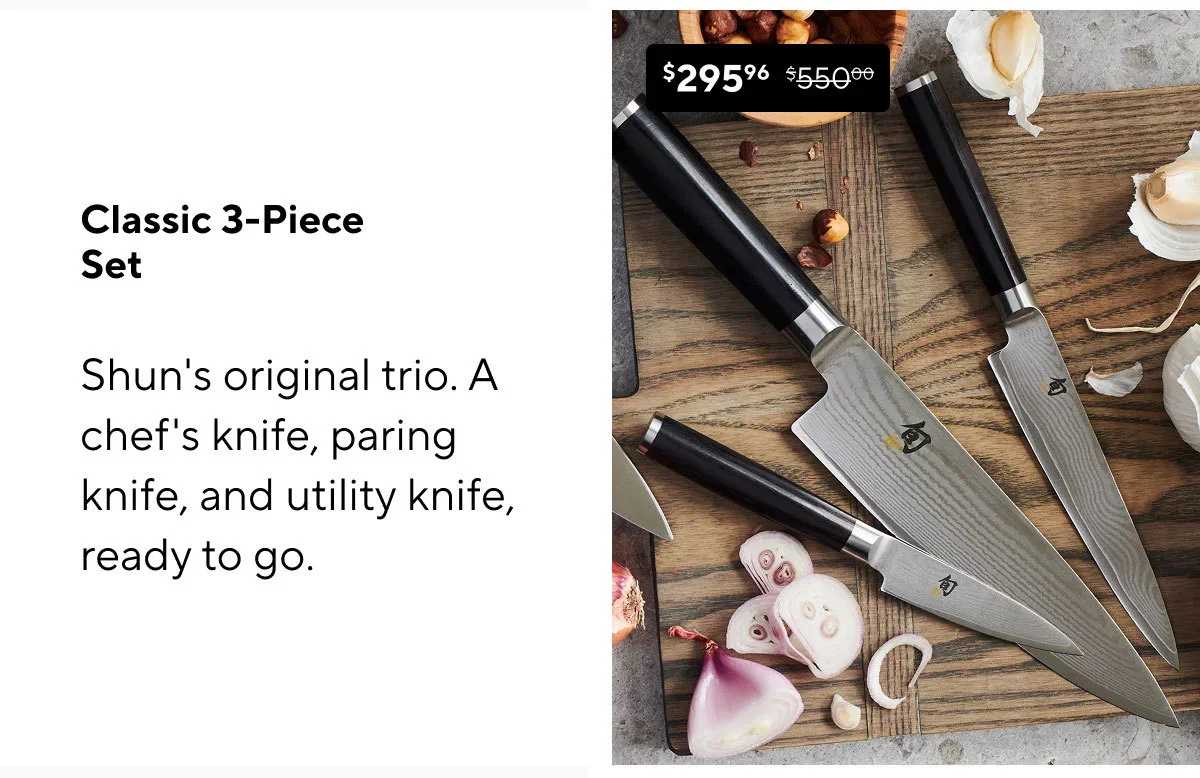 Shun Classic 3-Piece Set