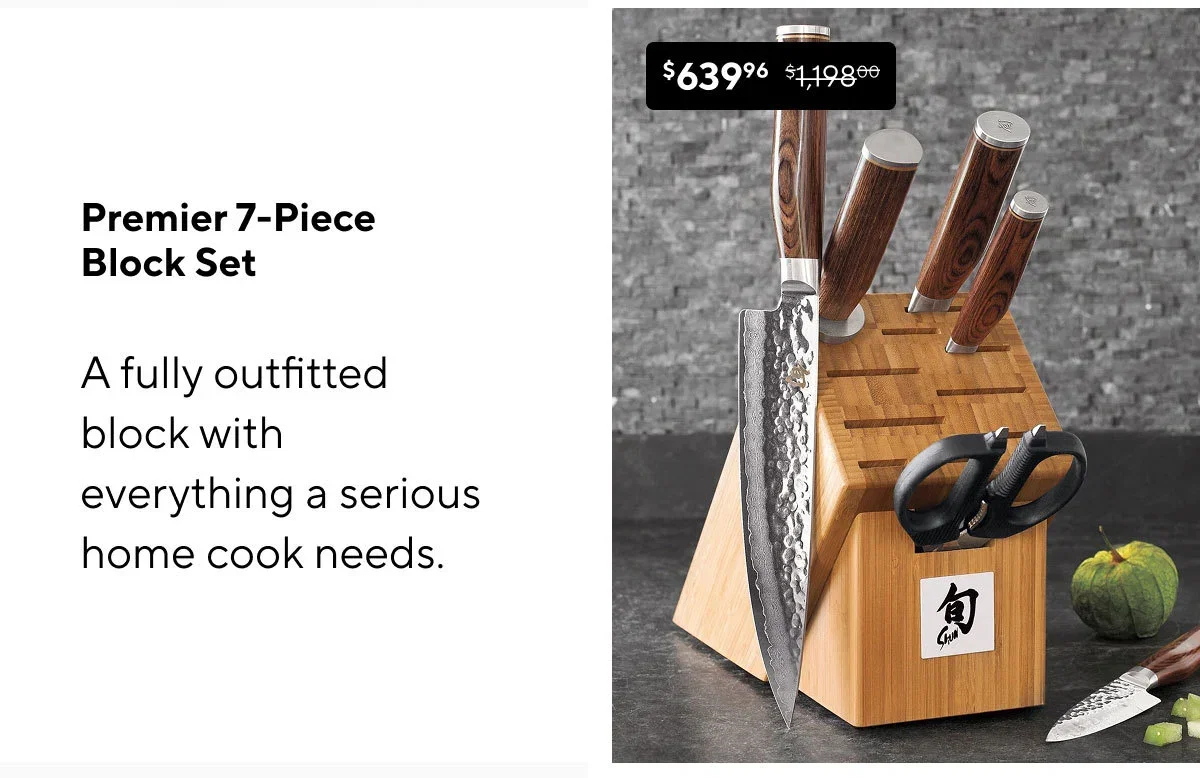 Shun Premier 7-Piece Block Set
