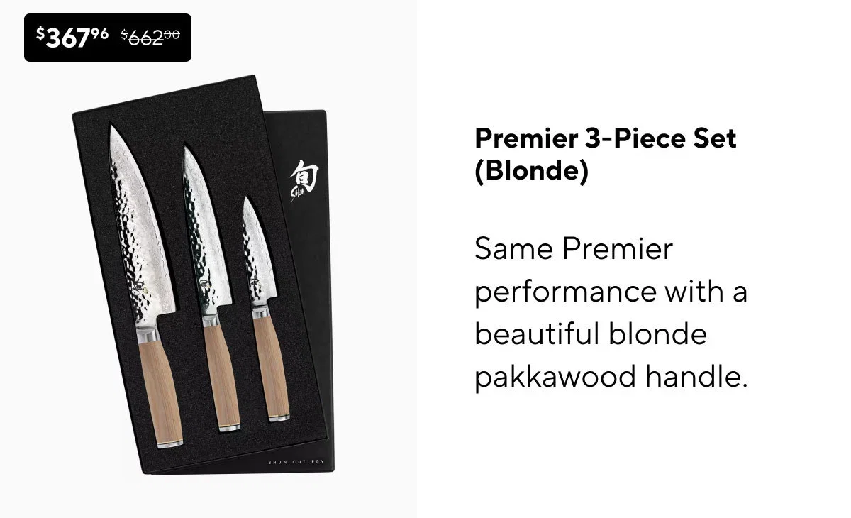 Shun Premier 3-Piece Set