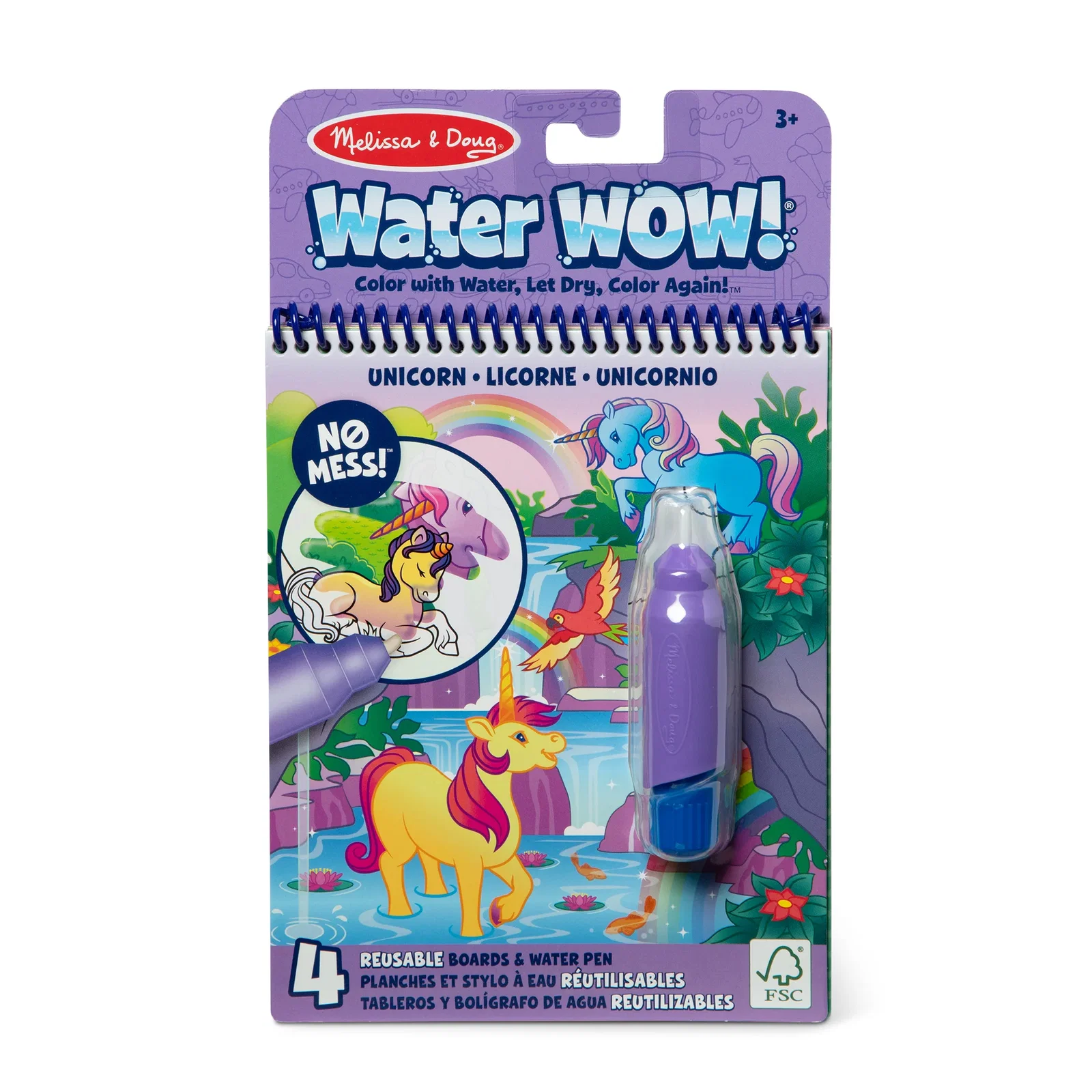 Image of Water WOW! Water-Reveal Pad - Unicorn