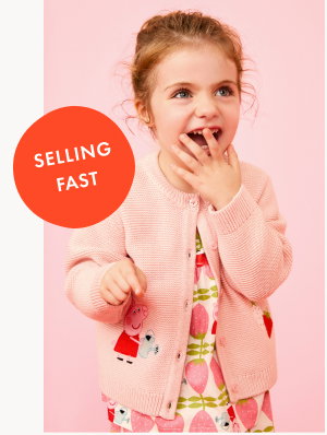 Peppa Pig Cardigan Sweater | Peppa Strawberry Garden