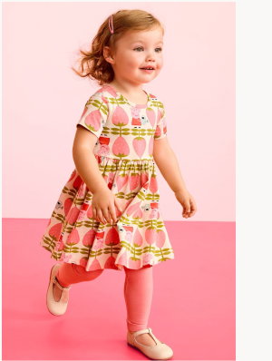 Peppa Pig Skater Dress & Leggings Set | Peppa Strawberry Garden