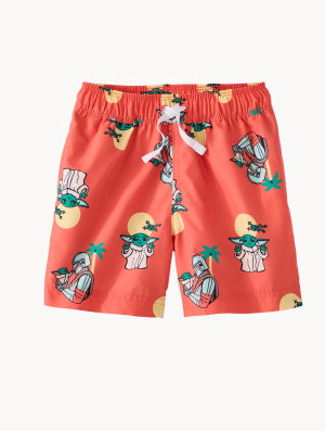 STAR WARS™ Swim Trunks | The Mandalorian and Grogu Beach