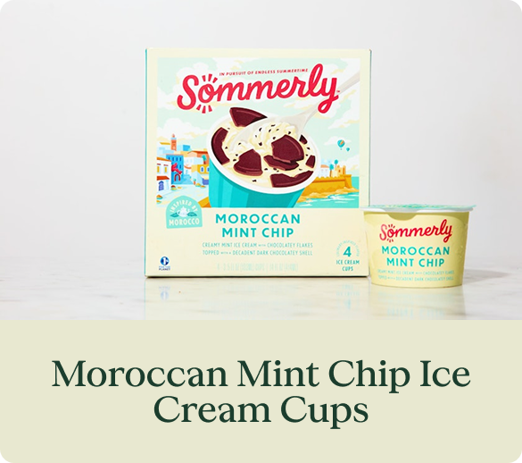 Moroccan Mint Chip Ice Cream Cups