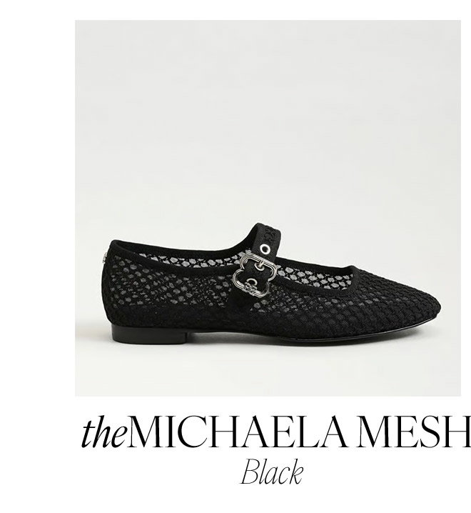 The Michaela Mesh | Black