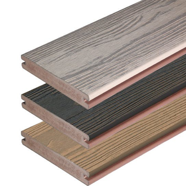 Eva-Last 4.8m 24x140mm Apex Grooved Deck Board - Various Colours