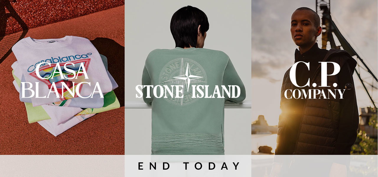 New In: Men's Brands incl. Stone Island, C.P. Company & Casablanca
