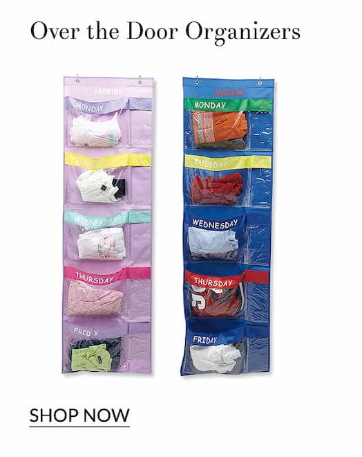 Over the door organizers